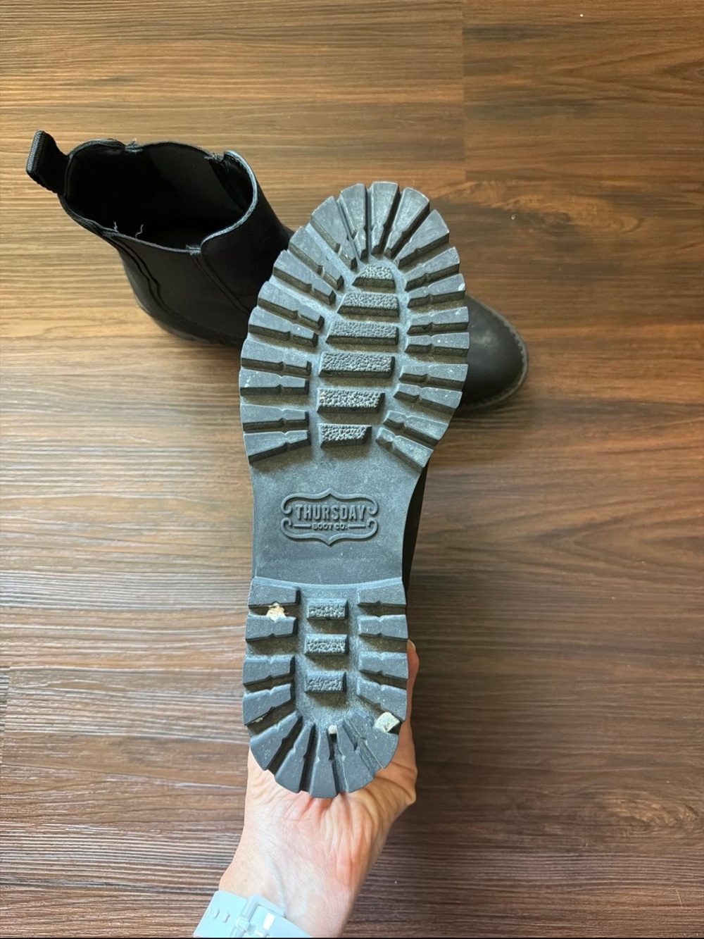 Thursday Legend Black Matte Boots- Women's 8.5Wide - GUC! - Picture 7 of 7